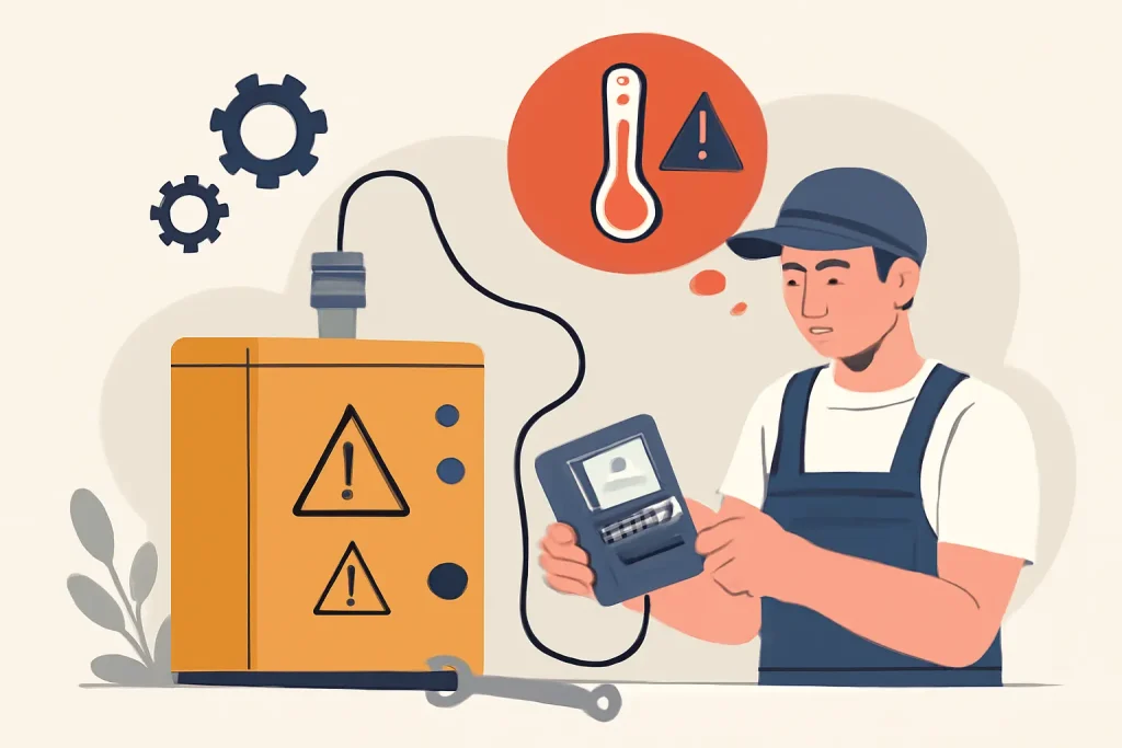 خطاهای سنسور دما دلایل و نحوه رفع آنها