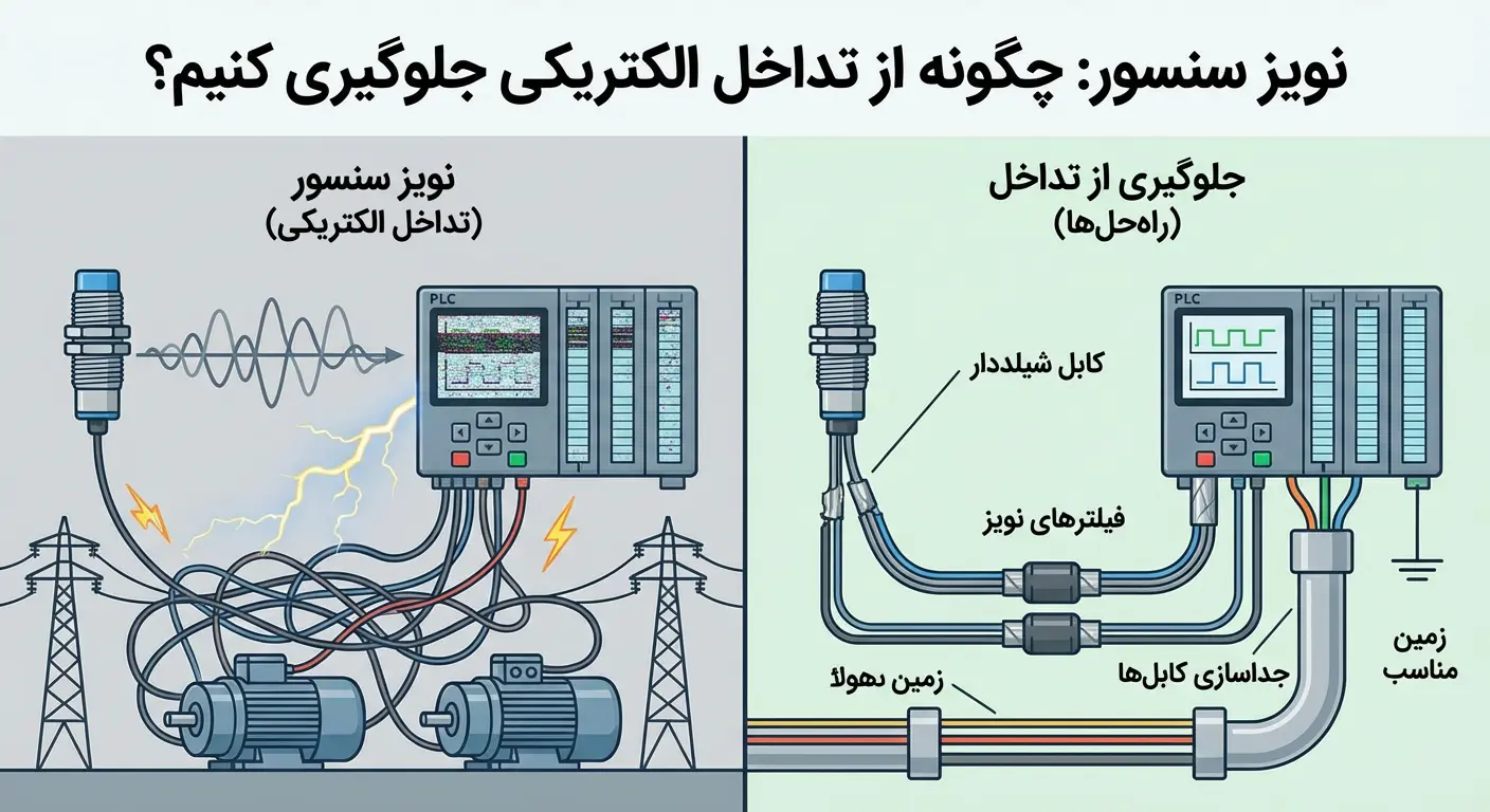 نویز سنسور چگونه از تداخل الکتریکی جلوگیری کنیم؟