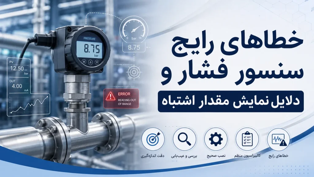 خطاهای رایج سنسور فشار و دلایل نمایش مقدار اشتباه