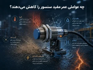 چه عواملی عمر مفید سنسور را کاهش می‌دهند؟